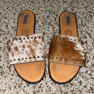 Cowhide Sandals